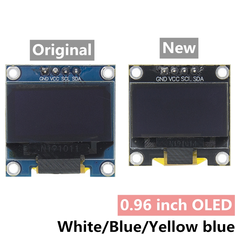I2C Lcd Display - 0,96-дюймовый IIC последовательный 4-контактный белый/синий/желтый синий/желтый