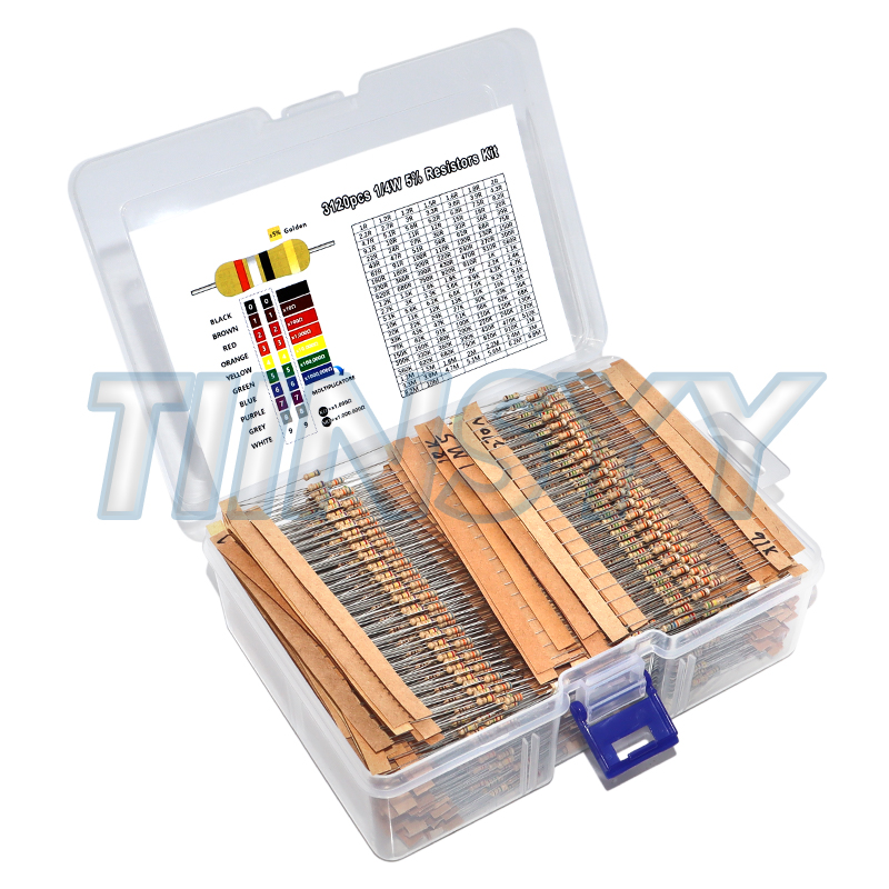 Resistor Kit 1 4W - Набор из 3120 шт. (156 номиналов)