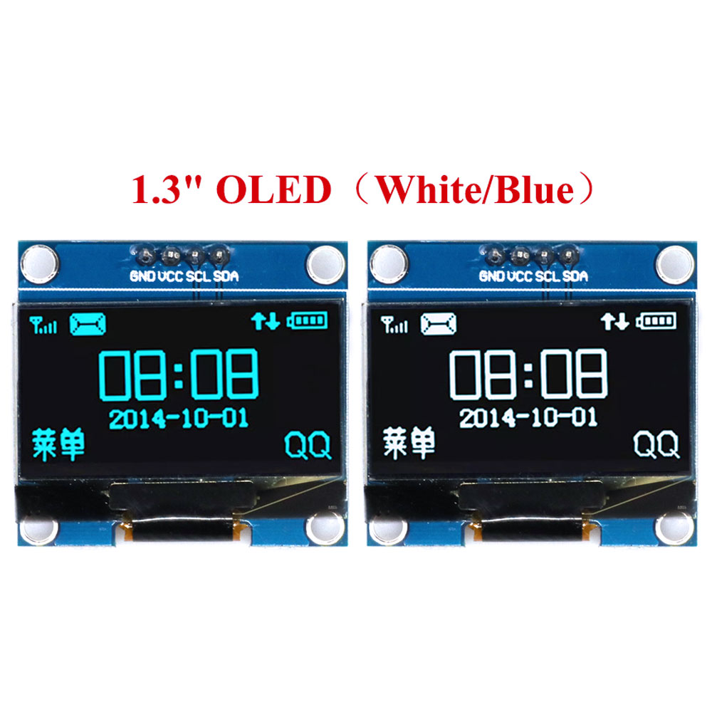 I2C Lcd Display - 1,3-дюймовый OLED-модуль 1,3-дюймовый модуль дисплея белого/синего