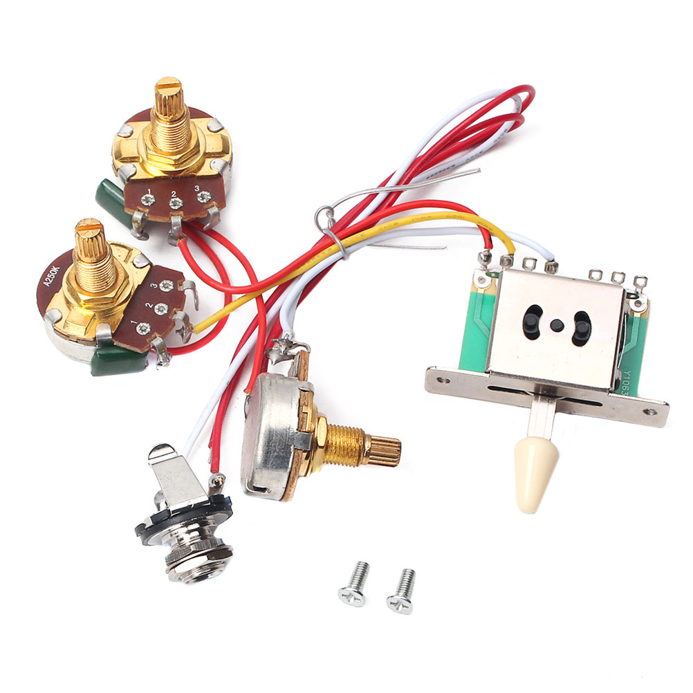 Diy Electric Guitar Electronics - Комплект прочной предварительно смонтированной проводки для