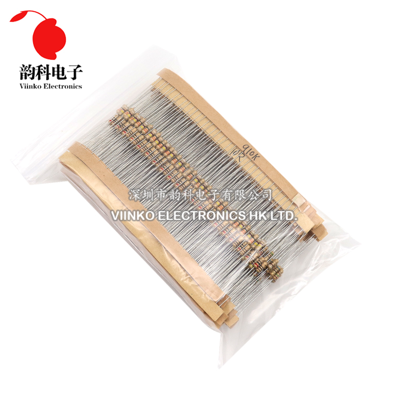 Resistor Kit 1 4W - 860 шт. 1/4 Вт набор карбоновых