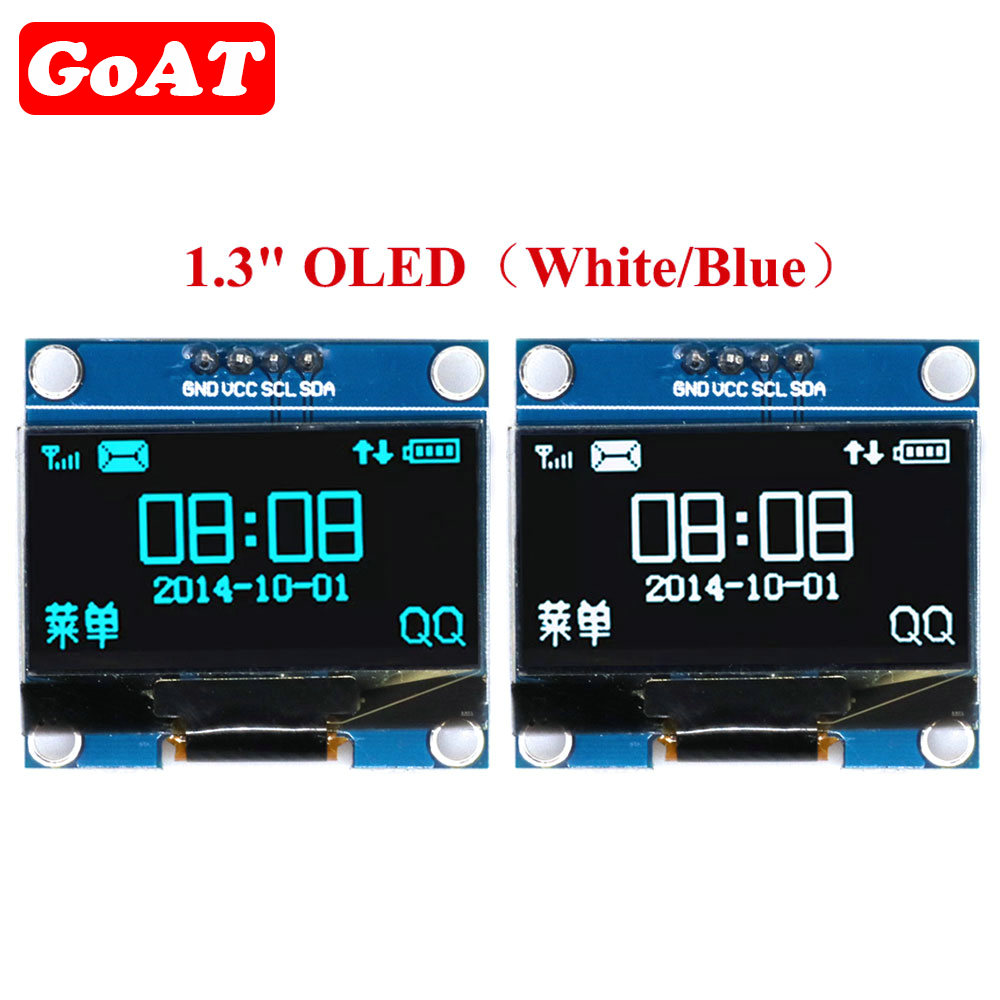 I2C Lcd Display - 1,3-дюймовый OLED-модуль 1,3-дюймовый модуль дисплея белого/синего