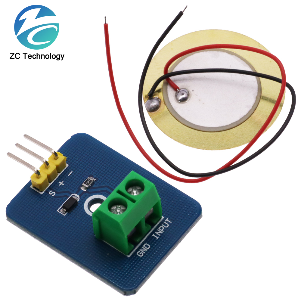 Diy Analog Electronics - Керамический пьезовибродатчик, 3,3 В/5 В, аналоговый