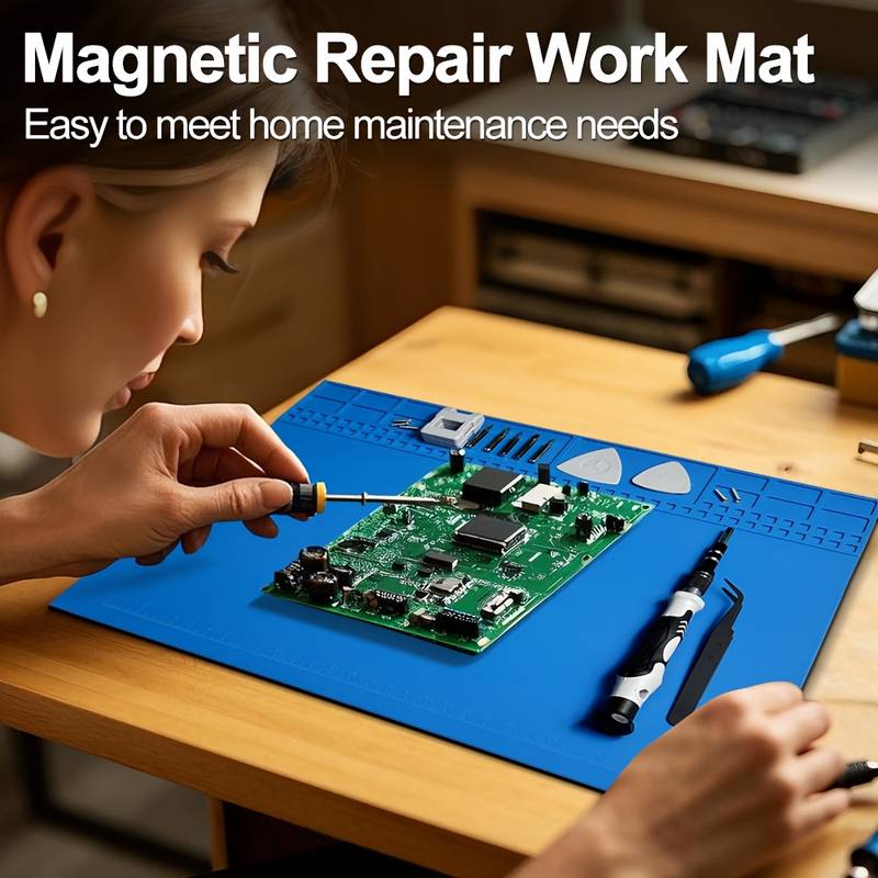 Diy Electronics Workstation - Антистатический силиконовый паяльный коврик, термостойкий 500