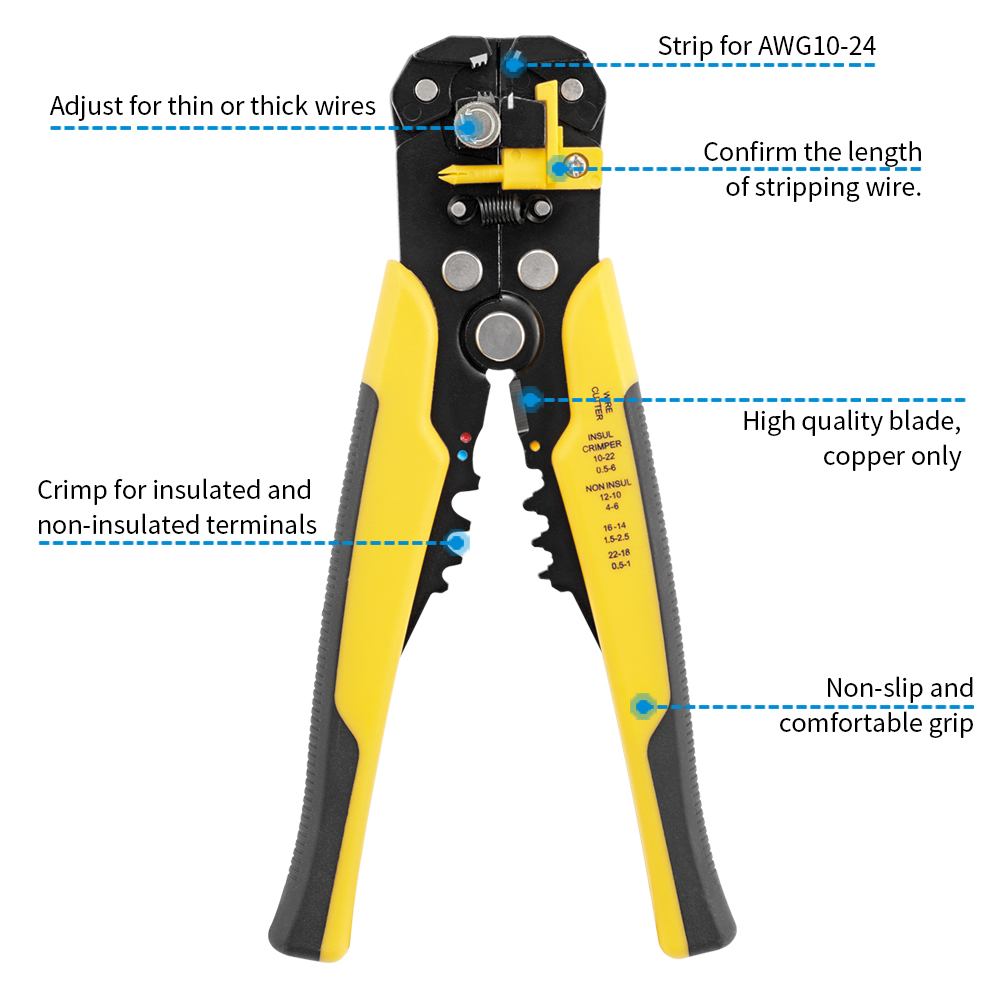 Многофункциональные клещи для  – обзор и цена Wire Stripper Cutter