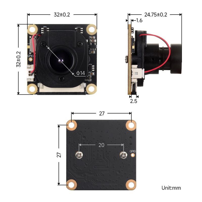 Камера PHILE-3X IMX290-83 IR-C – обзор и цена Raspberry Pi Zero