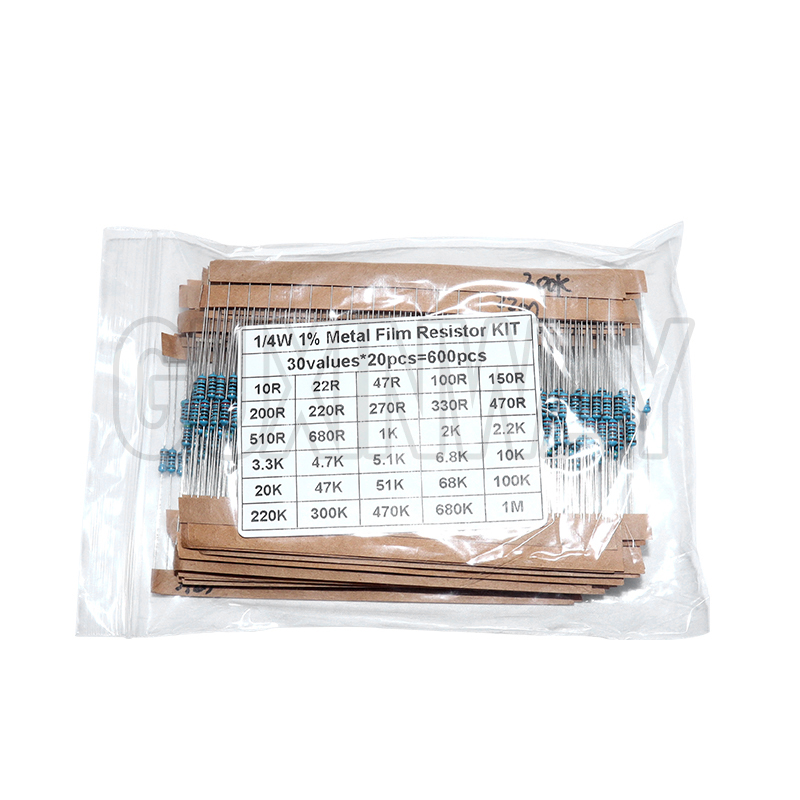 Набор металлопленочных резисто – обзор и цена Resistor Kit 1 4W
