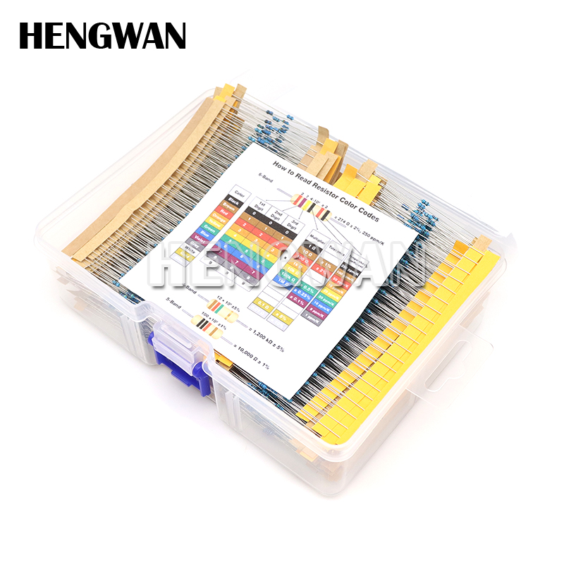 1/4 Вт 1/8 Вт 1/2 Вт 1 Вт 2 Вт – обзор и цена Resistor Kit 1 4W