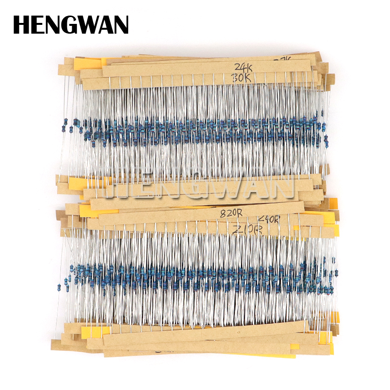 1/4 Вт 1/8 Вт 1/2 Вт 1 Вт 2 Вт – обзор и цена Resistor Kit 1 4W