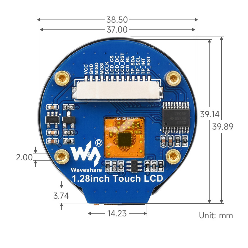 1,28-дюймовый сенсорный ЖК-дис – обзор и цена I2C Lcd Display