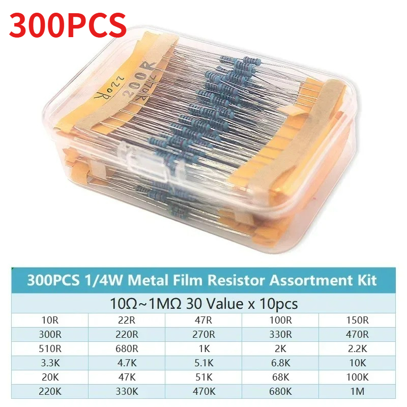Набор металлопленочных резисто – обзор и цена Resistor Kit 1 4W
