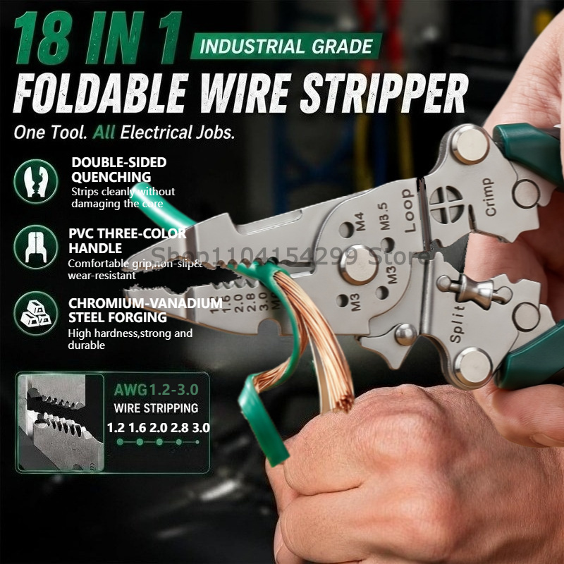 Многофункциональный инструмент – обзор и цена Wire Stripper Cutter