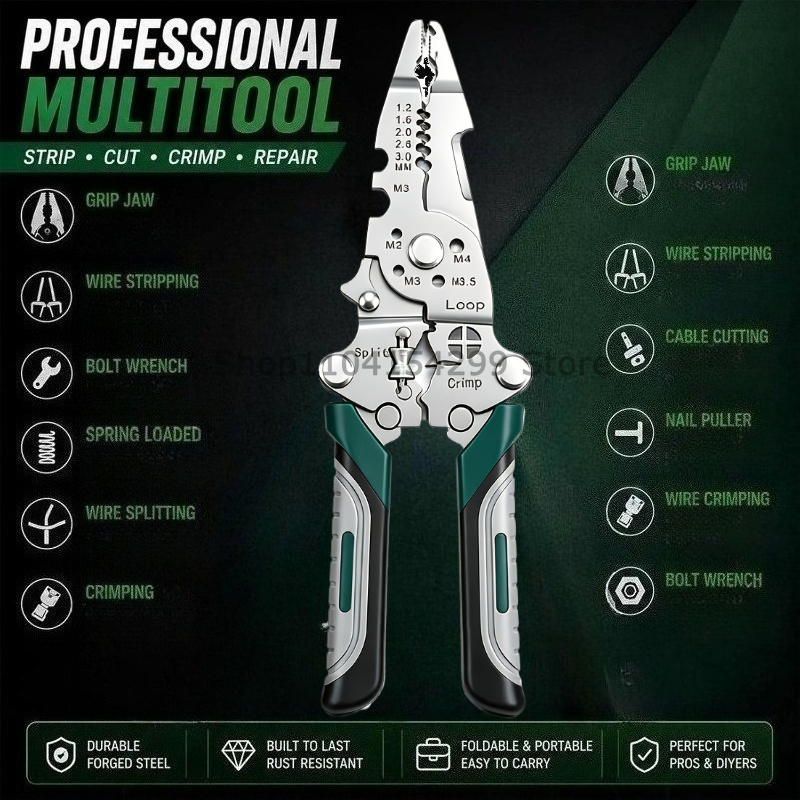 Многофункциональный инструмент – обзор и цена Wire Stripper Cutter