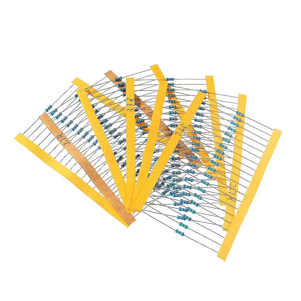 120 шт., 1/4 Вт, 1% комплект а – обзор и цена Resistor Kit 1 4W
