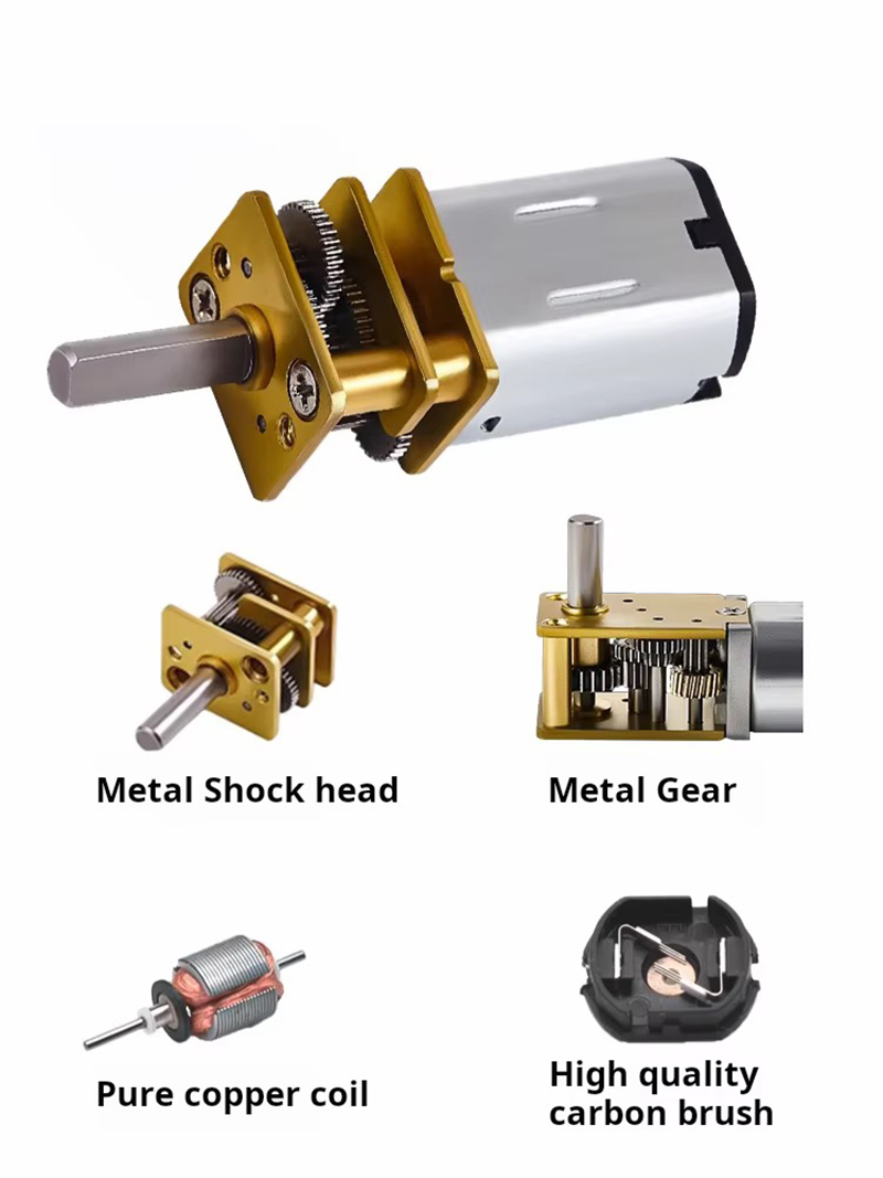 6 В 12 В 15-6000 об/мин GA12-N – обзор и цена Diy Electronics Motor