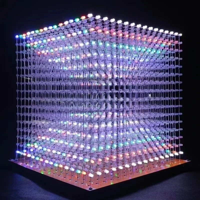 3 D16mini Light Cube Kit 16x16 – обзор и цена Diy For Electronics