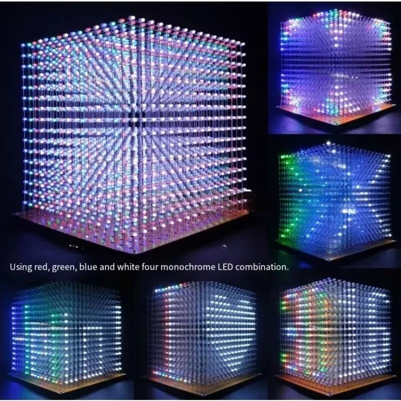 3 D16mini Light Cube Kit 16x16 – обзор и цена Diy For Electronics