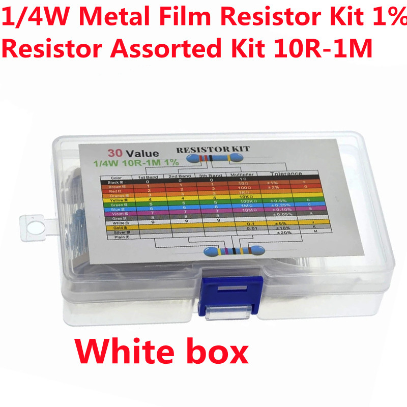 Комплект металлических пленочн – обзор и цена Resistor Kit 1 4W