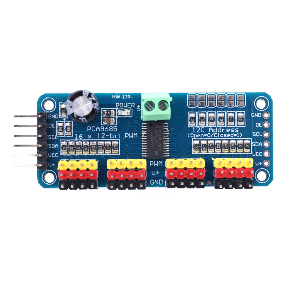 16-канальная 12-битная плата д – обзор и цена Diy Electronics Motor