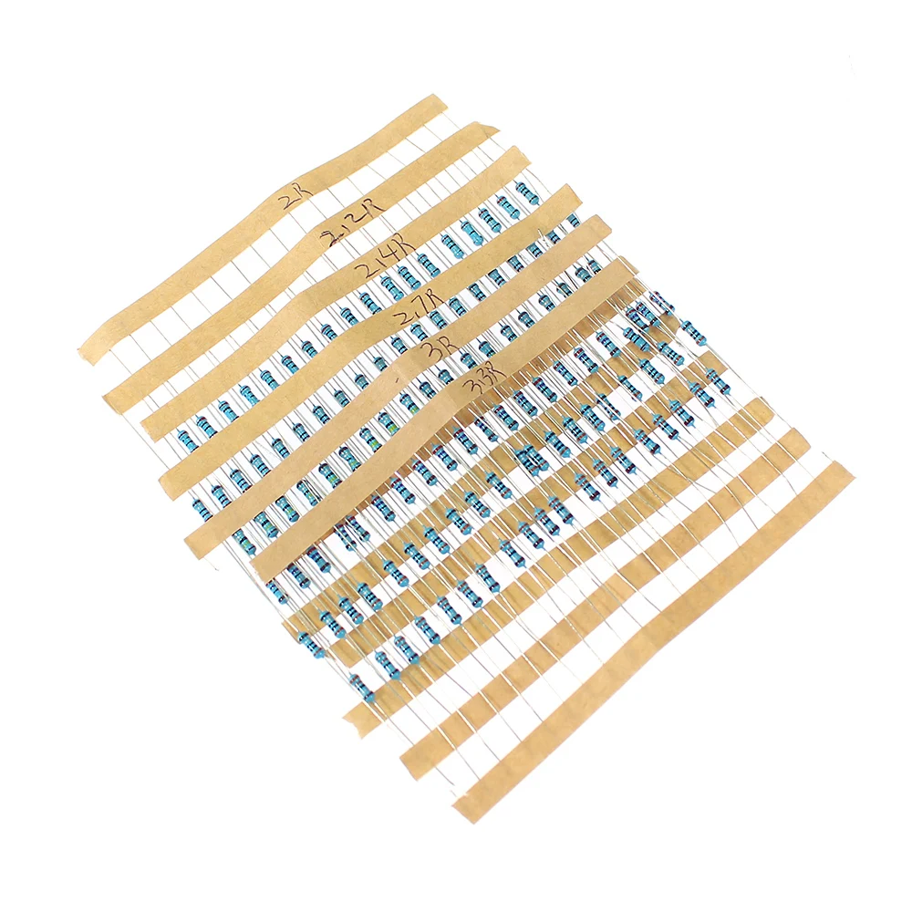 120 шт. 1/4 Вт 1% комплект рез – обзор и цена Resistor Kit 1 4W
