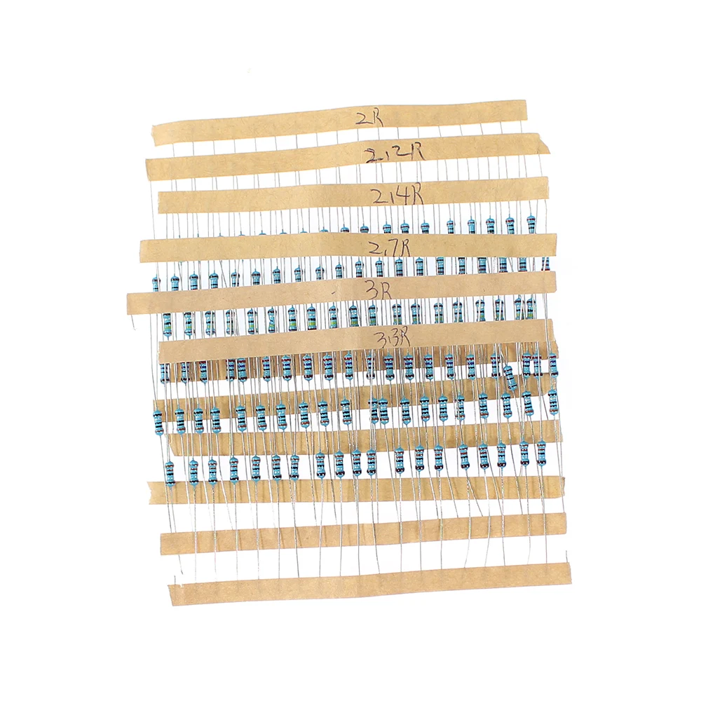 120 шт. 1/4 Вт 1% комплект рез – обзор и цена Resistor Kit 1 4W
