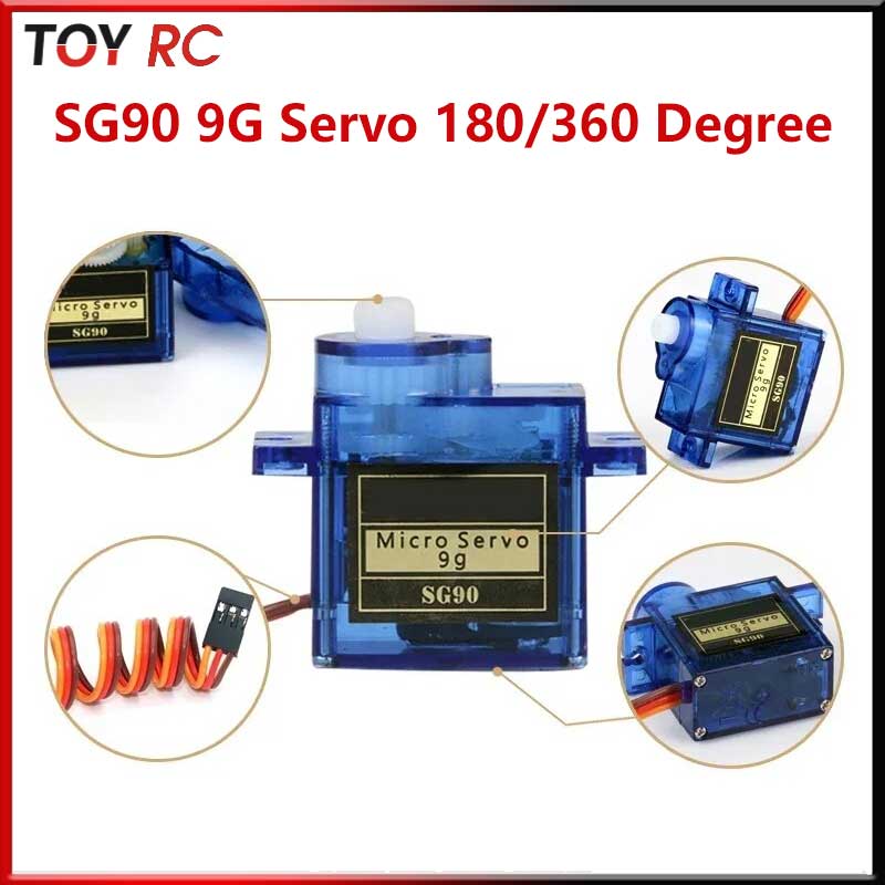 Микросерво SG90 9г, 180/360 гр – обзор и цена Servo Motor Sg90