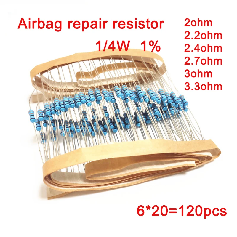 1/4 Вт металлическая пленка со – обзор и цена Resistor Kit 1 4W