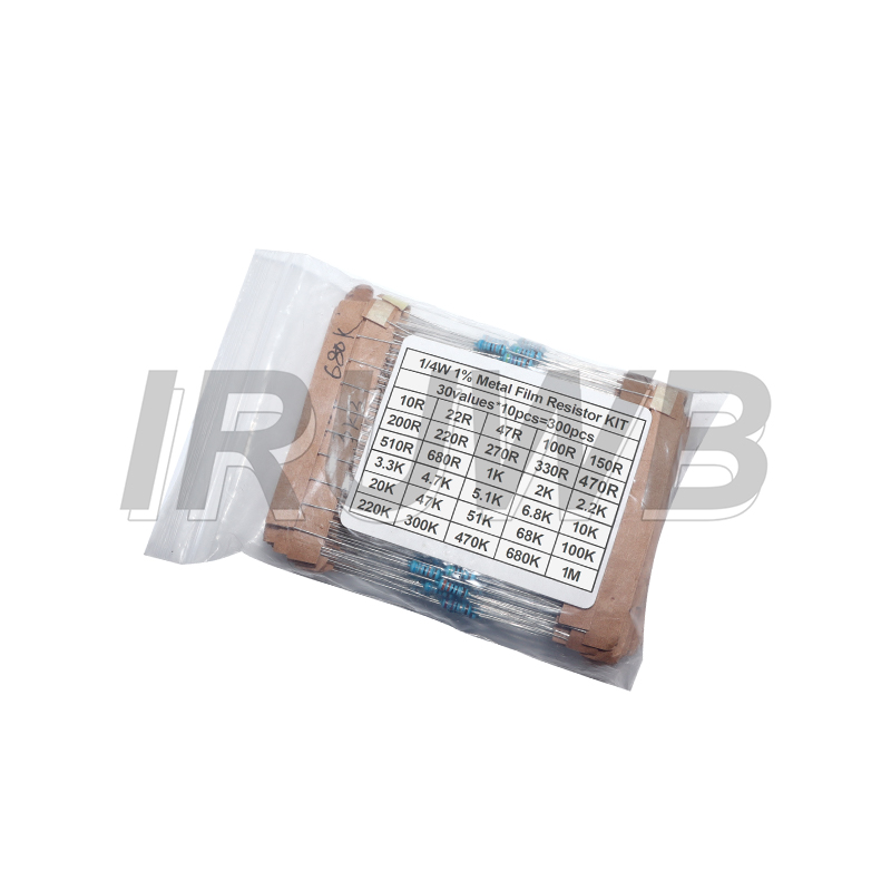 300 шт. 1/4 Вт 1/2 Вт 1 Вт наб – обзор и цена Resistor Kit 1 4W