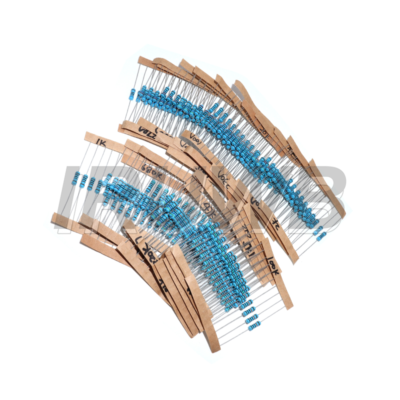 300 шт. 1/4 Вт 1/2 Вт 1 Вт наб – обзор и цена Resistor Kit 1 4W