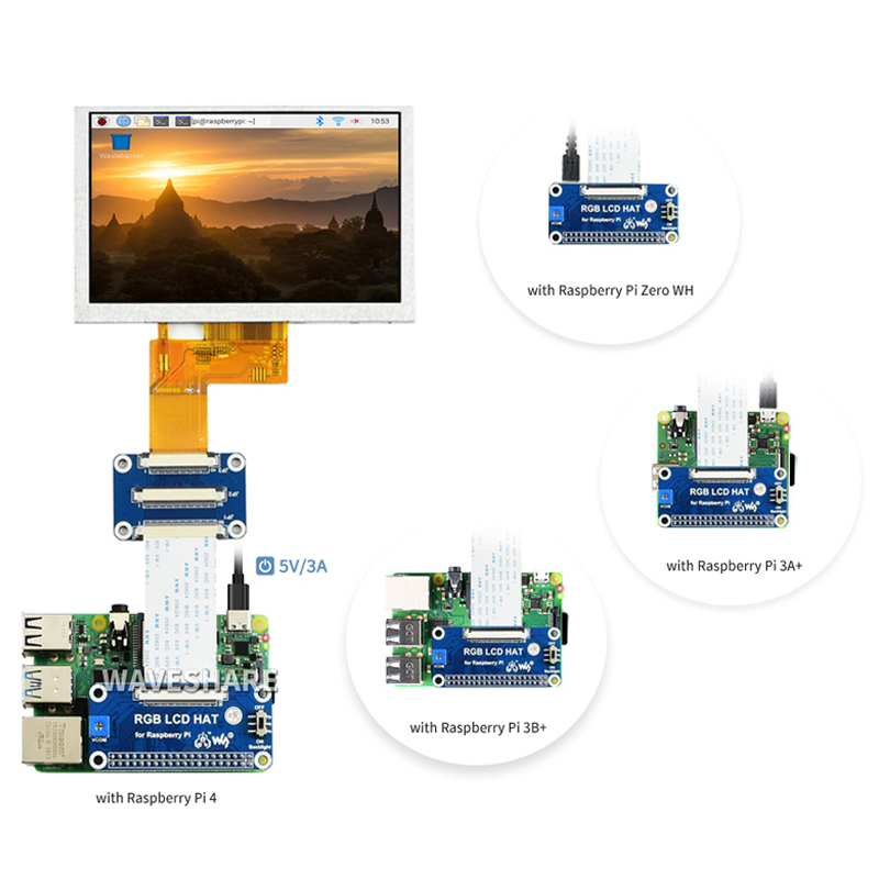 Raspberry Pi 5-дюймовый ЖК-дис – обзор и цена Raspberry Pi Zero
