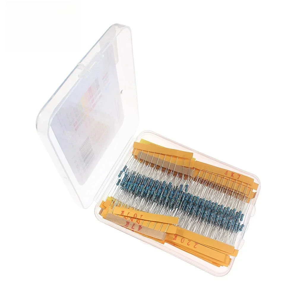 500 шт., 1%, 1/4 Вт, набор мет – обзор и цена Resistor Kit 1 4W