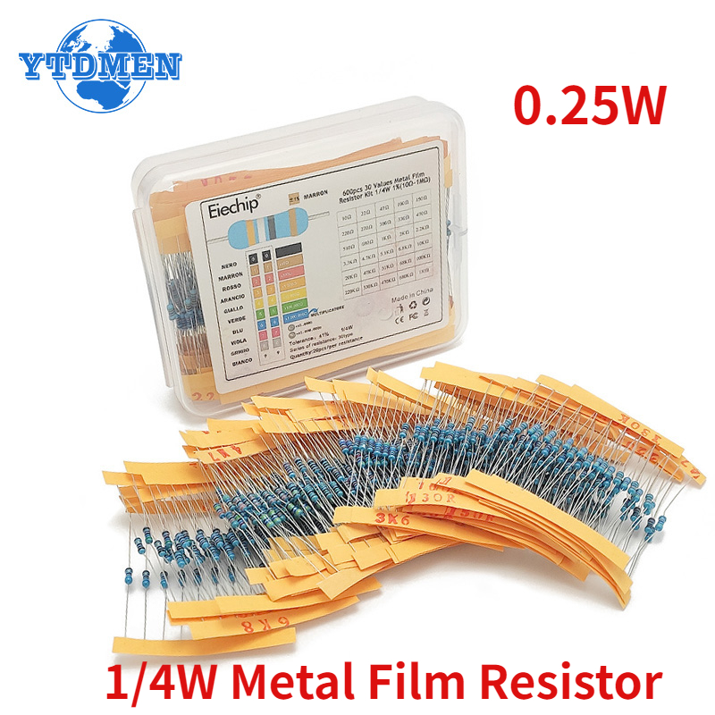 Комплект металлических пленочн – обзор и цена Resistor Kit 1 4W