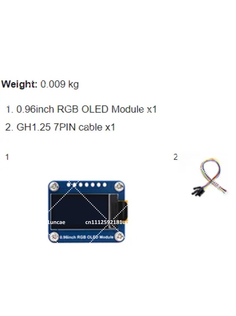 0,96-дюймовый RGB OLED-дисплей – обзор и цена Oled Display Module